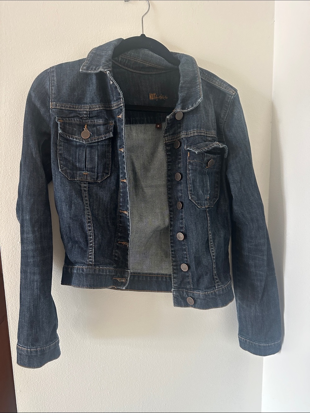 Kut from the Kloth Dark Blue Denim Jacket